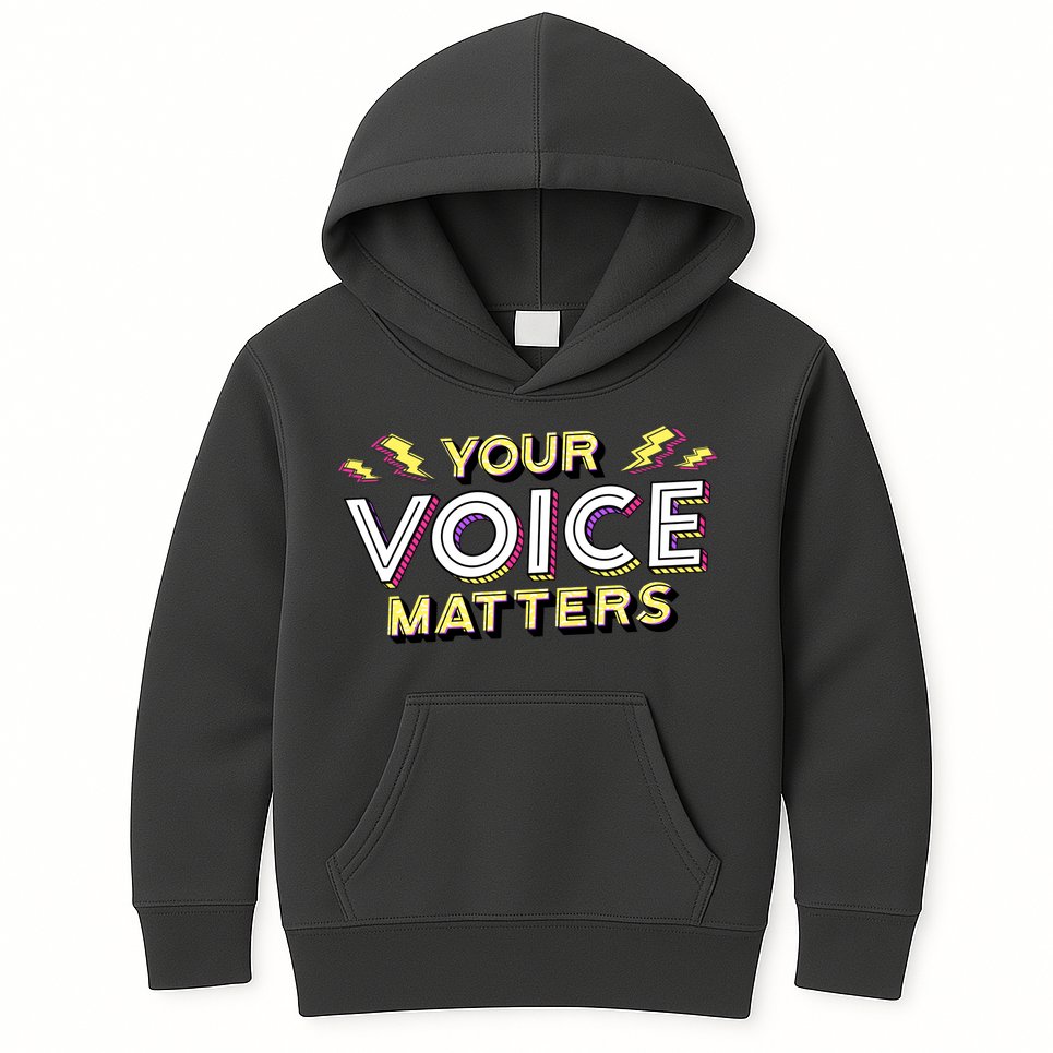 Your Voice Matters Kids Hoodie