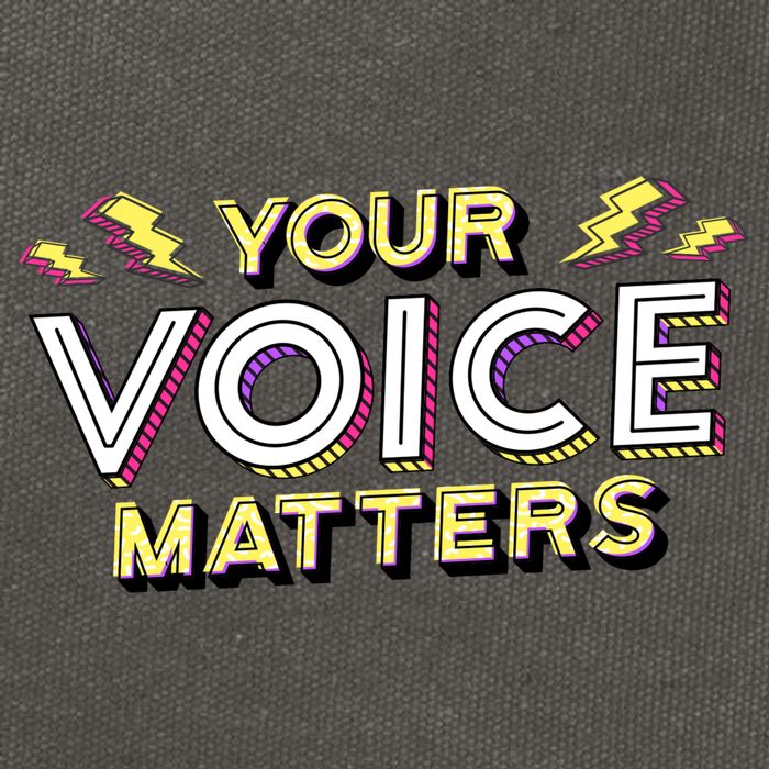 Your Voice Matters Cotton Canvas Backpack