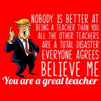You're A Great Teacher Donald Trump 16 in Basic Backpack