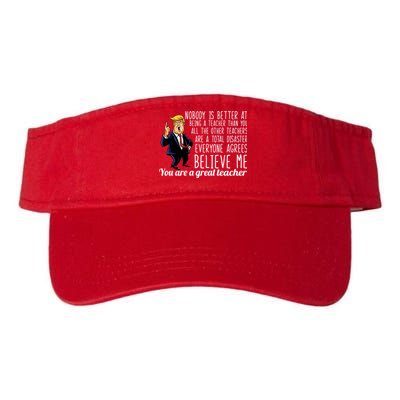 You're A Great Teacher Donald Trump Visor