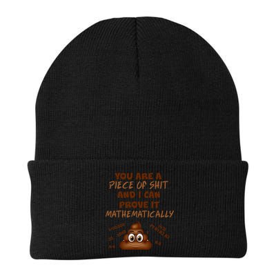 You're A Piece Of Shit And I Can Prove It Mathematically Beanie