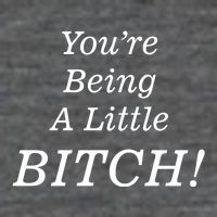 You're Being A Little Bitch Wool Snapback Cap
