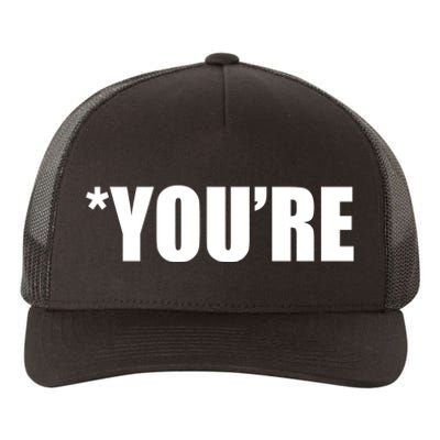 *You're Funny Grammar Yupoong Adult 5-Panel Trucker Hat