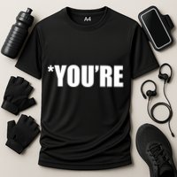 *You're Funny Grammar Cooling Performance Crew T-Shirt