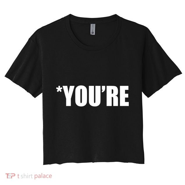 *You're Funny Grammar Crop Top