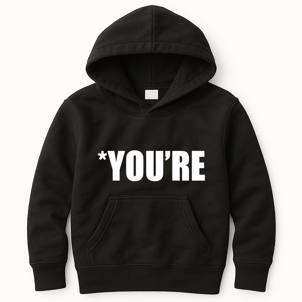 *You're Funny Grammar Kids Hoodie