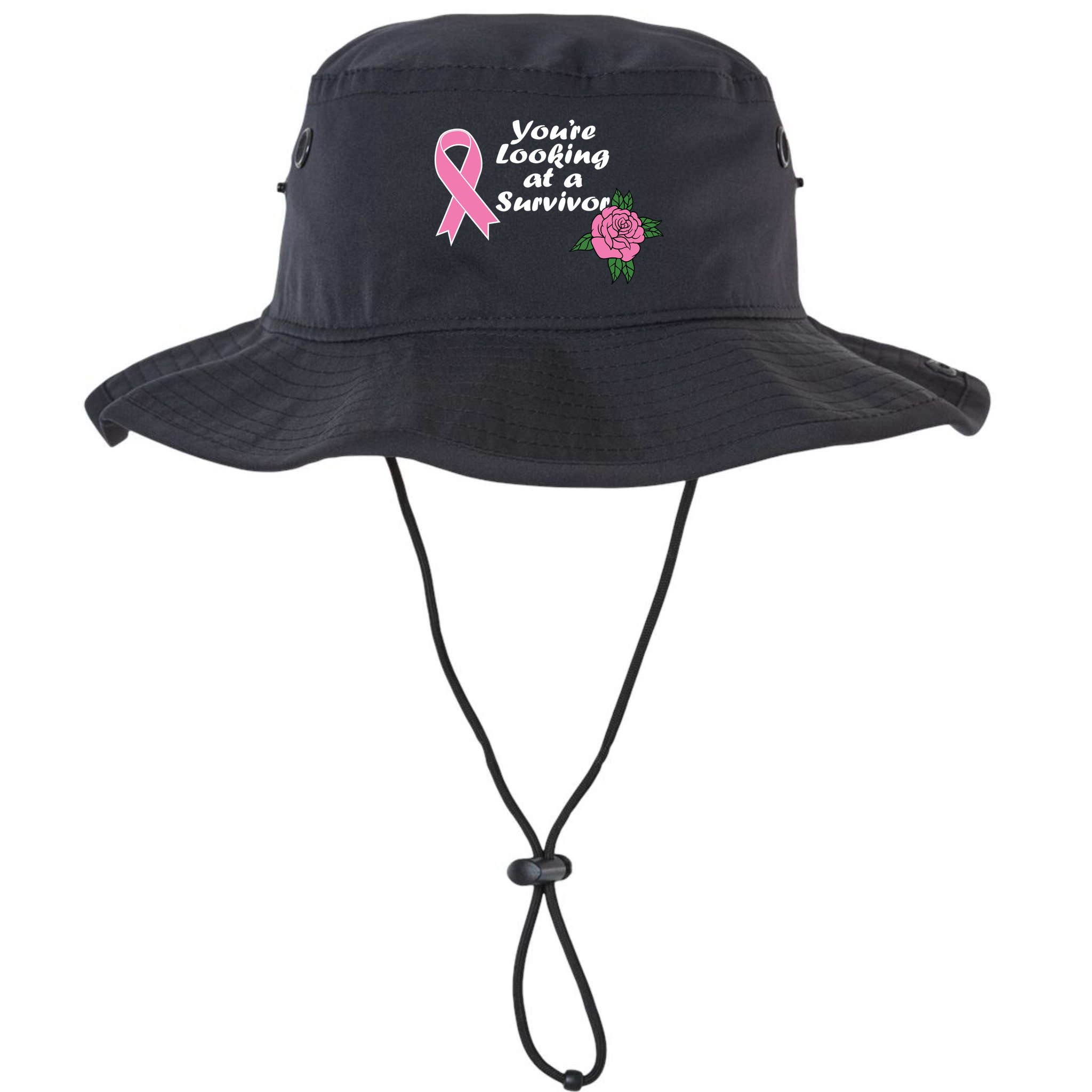 You're Looking At A Survivor Breast Cancer Bucket Hat