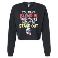 You're Meant To Stand Out Choose Kind Anti Bullying Cropped Pullover Crew