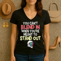 You're Meant To Stand Out Choose Kind Anti Bullying Women's V-Neck T-Shirt