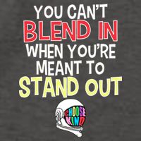 You're Meant To Stand Out Choose Kind Anti Bullying Vector Backpack