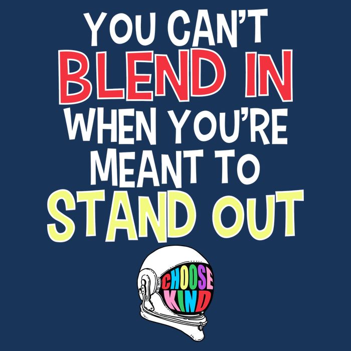 You're Meant To Stand Out Choose Kind Anti Bullying Infant Baby Jersey Bodysuit