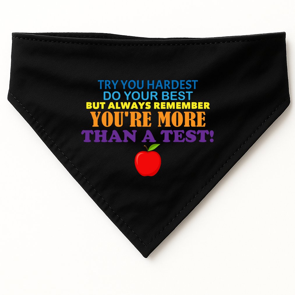 You're More Than A Test USA-Made Doggie Bandana