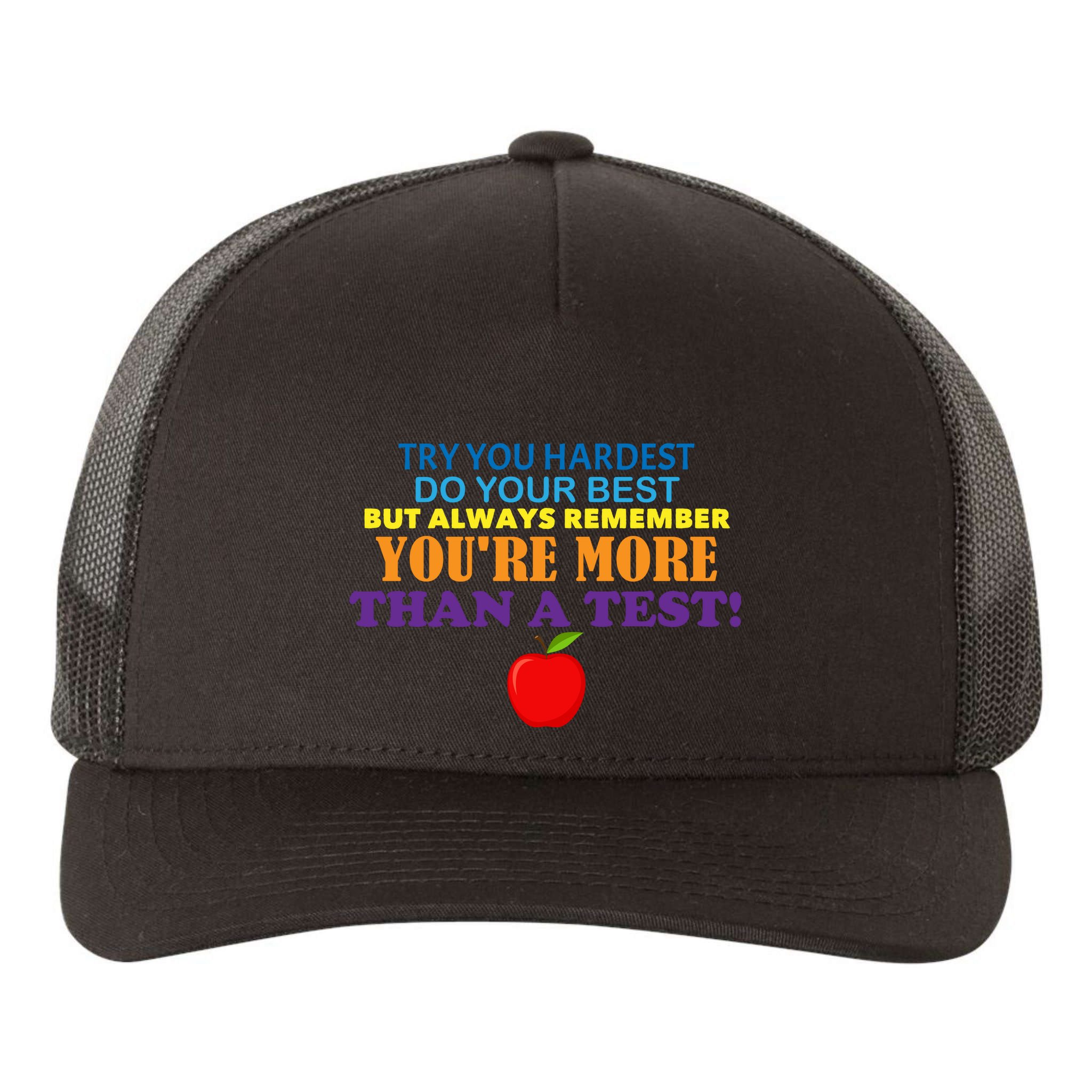 You're More Than A Test Yupoong Adult 5-Panel Trucker Hat