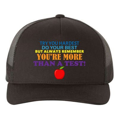 You're More Than A Test Yupoong Adult 5-Panel Trucker Hat