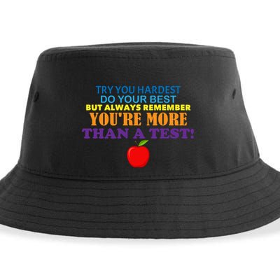 You're More Than A Test Sustainable Bucket Hat