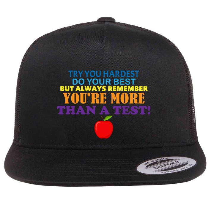 You're More Than A Test Flatbill Hat
