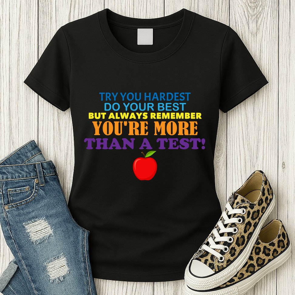 You're More Than A Test Womens T-Shirt