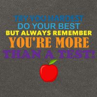 You're More Than A Test Cotton Canvas Backpack