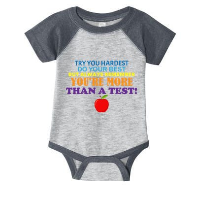 You're More Than A Test Infant Baby Jersey Bodysuit
