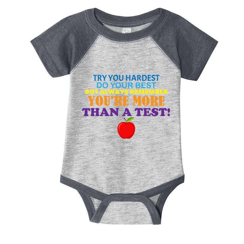 You're More Than A Test Infant Baby Jersey Bodysuit