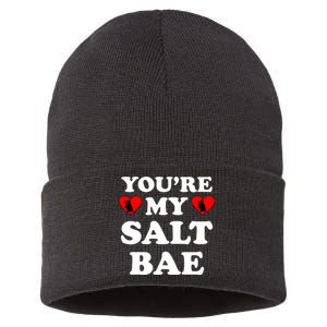 You're My Salt Bae Funny Trending Meme Sustainable Knit Beanie