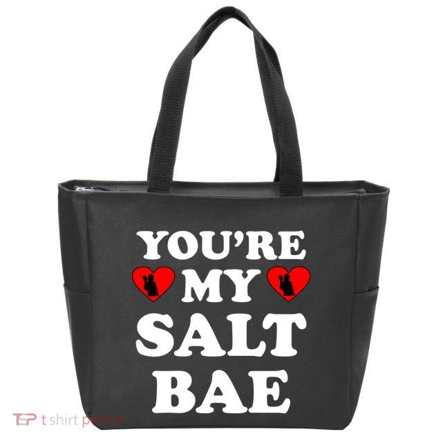 You're My Salt Bae Funny Trending Meme Zip Tote Bag