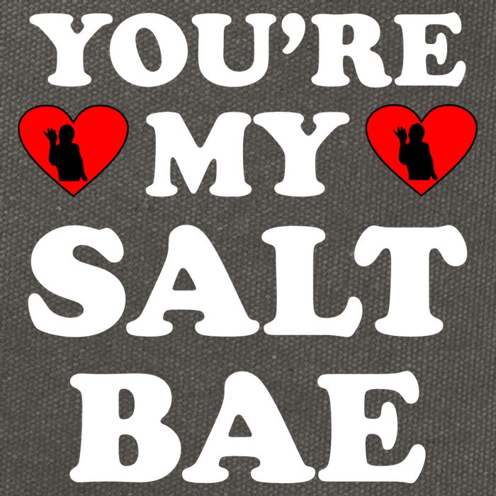 You're My Salt Bae Funny Trending Meme Cotton Canvas Backpack