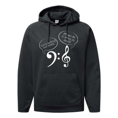 You're Nothing But Treble Performance Fleece Hoodie