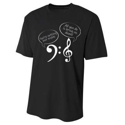 You're Nothing But Treble Performance Sprint T-Shirt