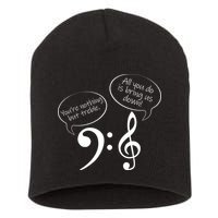 You're Nothing But Treble Short Acrylic Beanie