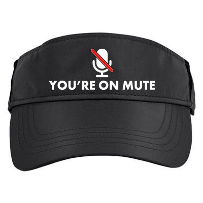 You're On Mute Adult Drive Performance Visor