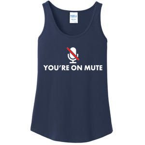 You're On Mute Ladies Essential Tank