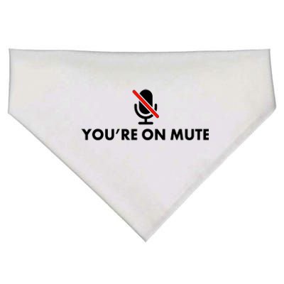 You're On Mute USA-Made Doggie Bandana