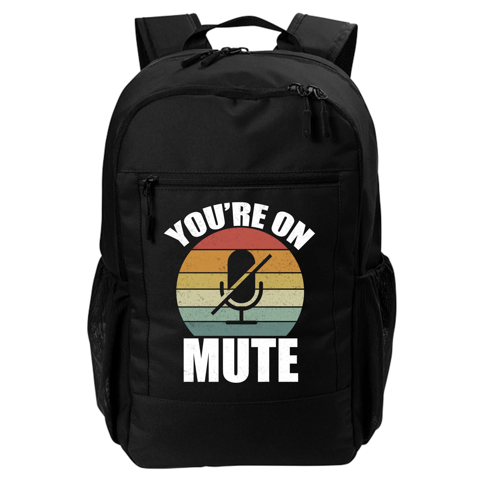 You're On Mute Retro Funny Backpack