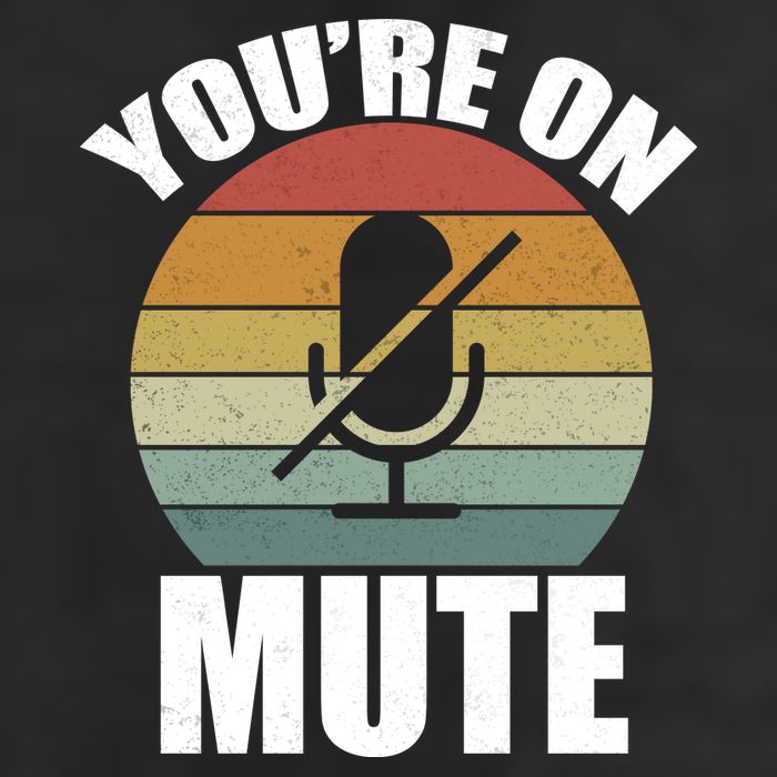 You're On Mute Retro Funny 15oz Campfire Ceramic Mug