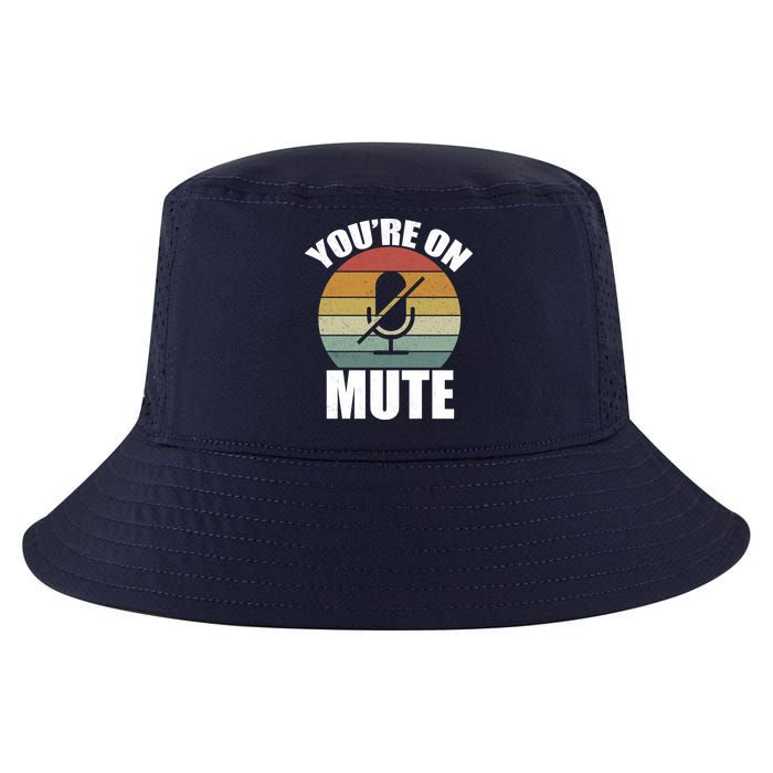 You're On Mute Retro Funny Cool Comfort Performance Bucket Hat
