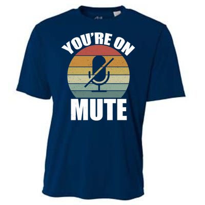 You're On Mute Retro Funny Cooling Performance Crew T-Shirt