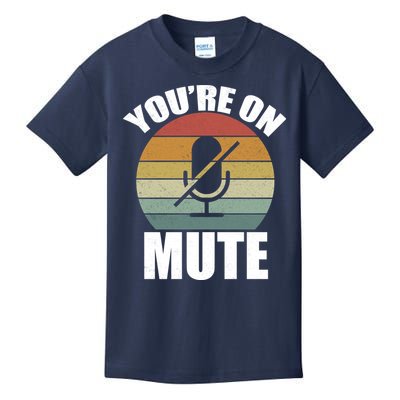 You're On Mute Retro Funny Kids T-Shirt