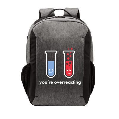 You're Overreacting Funny Science Vector Backpack