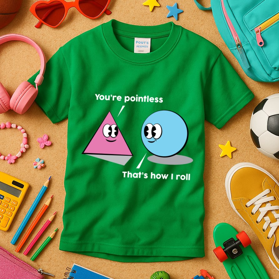 You're Pointless That's How I Roll Kids T-Shirt