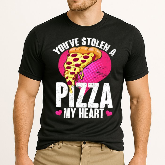 You've Stolen A Pizza My Heart Cooling Performance Crew T-Shirt