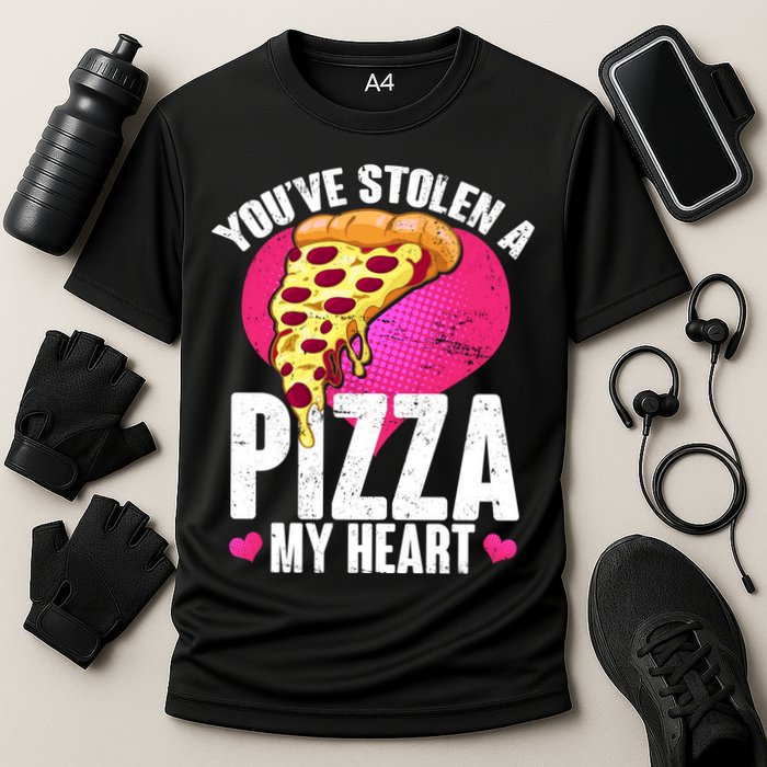 You've Stolen A Pizza My Heart Cooling Performance Crew T-Shirt