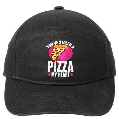 You've Stolen A Pizza My Heart 7-Panel Snapback Hat
