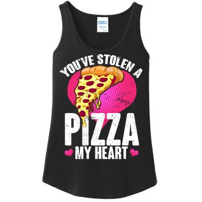 You've Stolen A Pizza My Heart Ladies Essential Tank