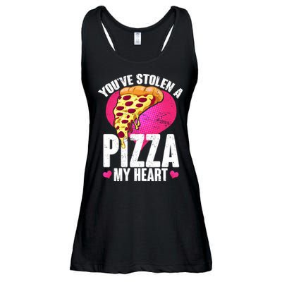 You've Stolen A Pizza My Heart Ladies Essential Flowy Tank