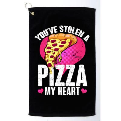 You've Stolen A Pizza My Heart Golf Towel