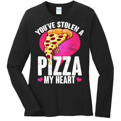 You've Stolen A Pizza My Heart Ladies Long Sleeve Shirt