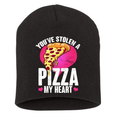 You've Stolen A Pizza My Heart Short Acrylic Beanie