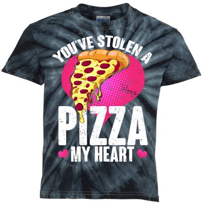 You've Stolen A Pizza My Heart Kids Tie-Dye T-Shirt