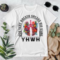 Yhwh Our Very Breath Speaks His Name Yahweh Christian Premium T-Shirt